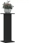 vidaXL Pflanzenst&auml;nder 2 Stk. Schwarz 30x30x80 cm Holzwerkstoff