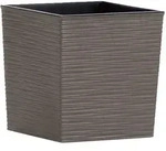 Siena Garden Pflanzgef&auml;&szlig;e NIZZA GROOVE grau Rillenoptik, 40 x 41 cm