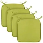 Bestlivings Stuhlkissen Canvas Gr&uuml;n 38x38x2cm ( 4er Pack )