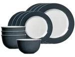 Ritzenhoff & Breker DOPPIO Basic-Set 12-teilig - Anthrazit