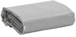 vidaXL Abdeckplane Grau 1x2,5 m 650 g/m2