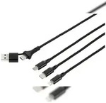 Renkforce USB-Ladekabel USB 2.0 USB-A Stecker, USB-C&reg; Stecker, USB-Micro-B Stecker,