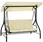 Outsunny - Hollywoodschaukel - 195Lx117Wx175Hcm - Beige
