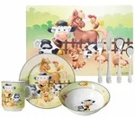 Ritzenhoff & Breker HOFTIERE Kindergeschirr mit Platzset & Besteck