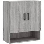 vidaXL Wandschrank Grau Sonoma 60 x 31 x 70 cm Holzwerkstoff
