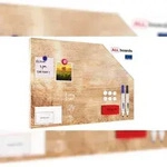 ALLboards Metallische Magnettafel, MetalBoard, MASSIVHOLZ 60&times;40 cm +...