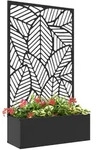 Outsunny - Hochbeet - 61Lx23Wx113Hcm - Schwarz