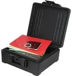 HMF Feuerfeste Dokumentenbox DIN A4 Ordner, wasserdichte Geldkassette abschlie&szlig;bar,