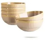 M&Auml;SER Sch&uuml;ssel 16 cm, 6-er Set, SAND TEXTURA postsicher, Serie CORDELIA