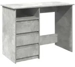 vidaXL Schreibtisch Betongrau 102x50x75 cm Holzwerkstoff