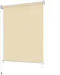 vidaXL Au&szlig;enrollo 220 x 140 cm Cremewei&szlig;