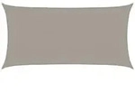 vidaXL Sonnensegel 160 g/m2 Rechteckig Hellgrau 2x4 m HDPE