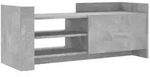 vidaXL TV-Schrank Betongrau 100x35x40 cm Holzwerkstoff