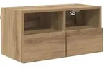 vidaXL TV-Wandschrank Artisan-Eiche 60 x 30 x 30 cm Holzwerkstoff