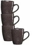 Ritzenhoff & Breker Floris Henkelbecher 350 ml 4er Set - Grau