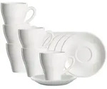 Ritzenhoff & Breker Bari Kaffeebecher mit Untertassen 300 ml 6er Set