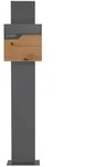 ML-Design ECD Germany Standbriefkasten Anthrazit Edelstahl 170 cm mit...