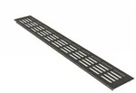 MS Beschl&auml;ge L&uuml;ftungsgitter Bel&uuml;ftungsgitter T&uuml;rl&uuml;ftung Alu Stegblech b 80mm x L
