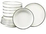 CreaTable Nordic Festive Creme Tafelservice 12-tlg Steinzeug