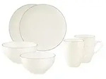 Seltmann Weiden Savona Fr&uuml;hst&uuml;cks-Set 6-teilig Grey Line