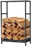 DanDiBo Kaminholzregal Innen Metall Schwarz Kaminholzst&auml;nder 80 cm mit...