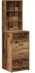 vidaXL Highboard Altholz 40x41x135 cm Holzwerkstoff