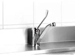 HENDI Wasserhahn mit langem Hebel, xx(H)mm