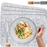 4 er Set Tischsets 4 Platzsets eckig 44 x 30 cm