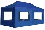 vidaXL Profi-Partyzelt Faltbar mit W&auml;nden Aluminium 6&times;3m Blau