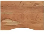 vidaXL Schreibtischplatte 80x60x2,5 cm Rechteckig Massivholz Akazie