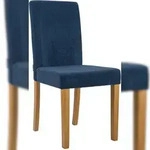 CLP Esszimmerstuhl Ina Cord blau/antik-hell