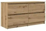 vidaXL TV-Schrank Artisan-Eiche 100x35x54 cm Holzwerkstoff