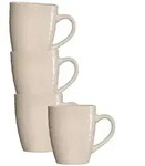 Ritzenhoff & Breker Floris Henkelbecher 350 ml 4er Set - Creme