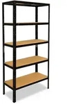 shelfplaza BLACK 200x120x60 cm Schwerlastregal in schwarz mit 5 B&ouml;den und 175...