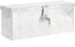 DELUKE&reg; Aluminiumbox mit Deckel - Abschlie&szlig;bar Alubox Deichselbox Alu Anh&auml;ngerbox