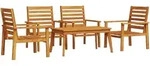 vidaXL 5-tlg. Garten-Lounge-Set Massivholz Akazie