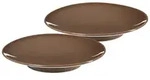 Ritzenhoff & Breker Sahara Servierplatte &oslash; 31 cm 2er Set - Dunkelbraun