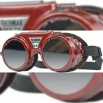 TRIZERATOP Schwei&szlig;erschutzbrille mit klappbarem Filter und Schutzglas