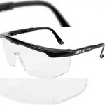 TRIZERATOP Schutzbrille klar mit Seitenschutz und UV-Filter