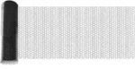 vidaXL Zaunpfosten Grau 50 x 0,8 m (13 mm Maschenweite) Stahl und PVC