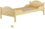 Erst-Holz Massivholzbett Kiefer natur 90x200 Einzelbett G&auml;stebett Zubeh&ouml;r...