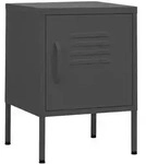vidaXL Nachttisch Anthrazit 35x35x51 cm Stahl
