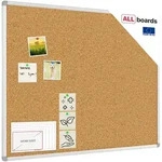 ALLboards Pinnwand mit Alurahmen 100x80cm