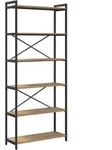 vidaXL B&uuml;cherregal Eiche handwerklich 80 x 30 x 188 cm Holzwerkstoff