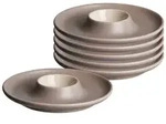 Ritzenhoff & Breker JASPER Eierbecher &oslash; 12 cm taupe 6er Set