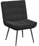 vidaXL Relaxsessel Schwarz 64x74x84 cm Samt