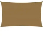 vidaXL Sonnensegel 160 g/m2 Taupe 4x7 m HDPE