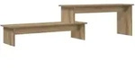 vidaXL TV-Schr&auml;nk Eiche handwerklich 180 x 30 x 43 cm Holzwerkstoff