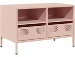 vidaXL TV-Schrank Rosa 68x39x43,5 cm Kaltgewalzter Stahl