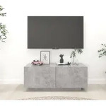 vidaXL TV-Schrank Betongrau 100x35x40 cm Holzwerkstoff
